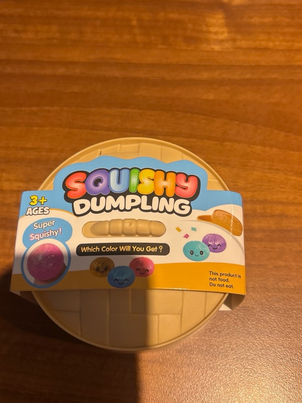 Squishy Dumpling Sensory Toy - Beige by Squishy Dumpling